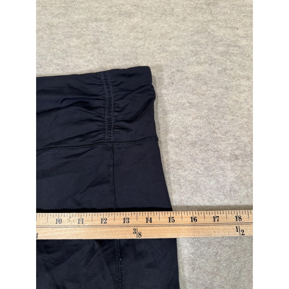 Lululemon Leggings Womens 6 Black Capri Ruched Zip Pocket Yoga Athletic Gym - Picture 10 of 15